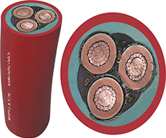 煤礦用金屬屏蔽監(jiān)視型橡套軟電纜